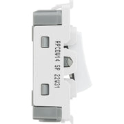 BG Electrical Grid - 1 way, retractive, printed PRESS (EVOLVE WHITE)