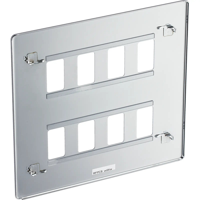 BG Electrical Grid - 8 module, square