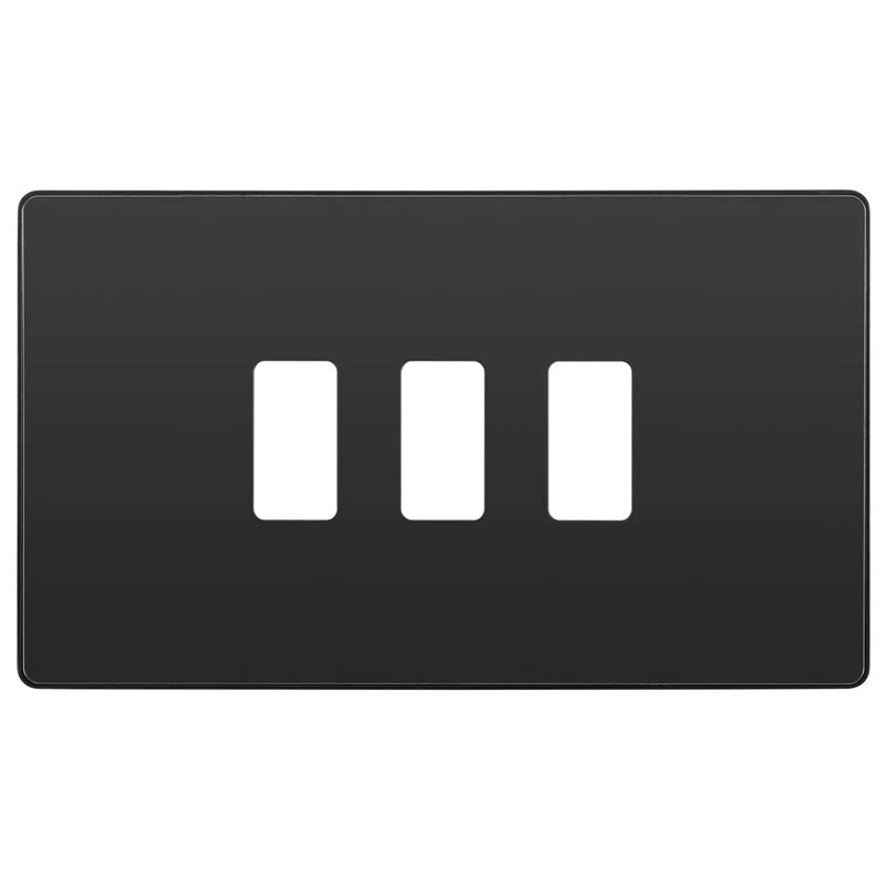 BG Electrical Grid - 3 module, rectangular