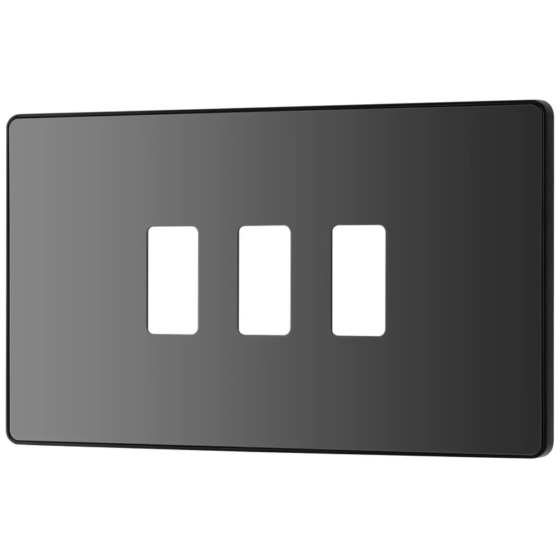 BG Electrical Grid - 3 module, rectangular