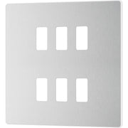 BG Electrical Grid - 6 module, square