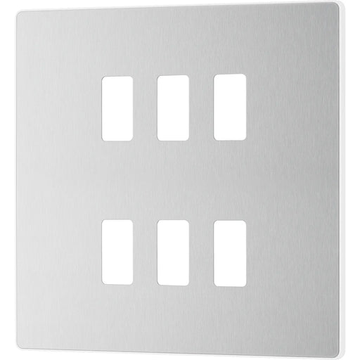 BG Electrical Grid - 6 module, square