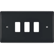 BG Electrical Grid - 3 module, rectangular