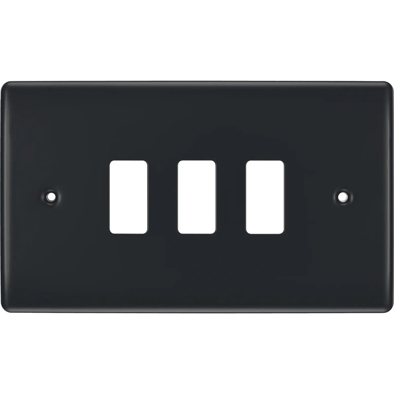BG Electrical Grid - 3 module, rectangular