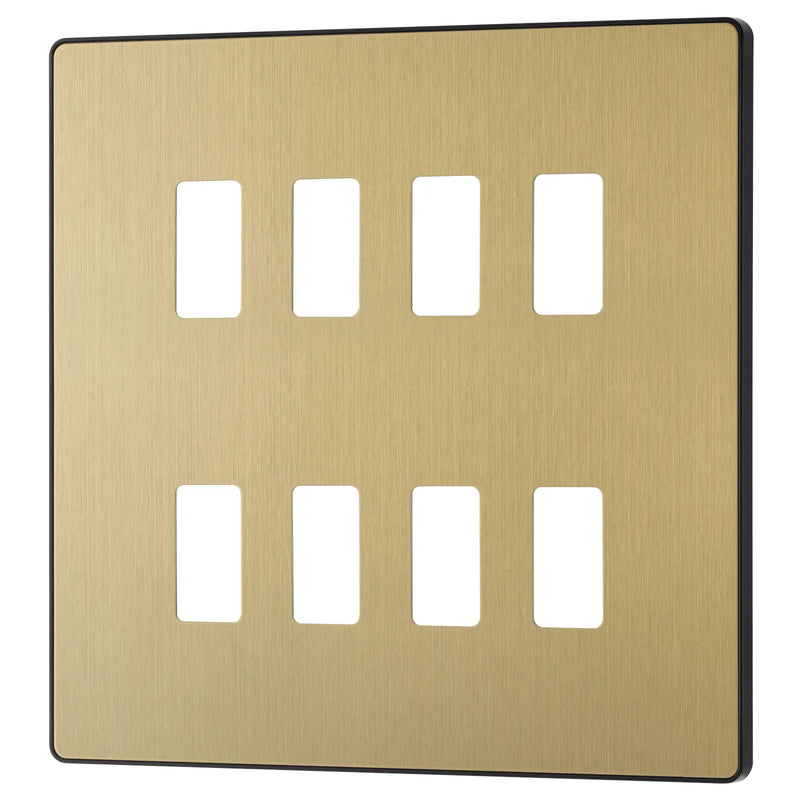 BG Electrical Grid - 8 module, square