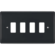 BG Electrical Grid - 4 module, rectangular