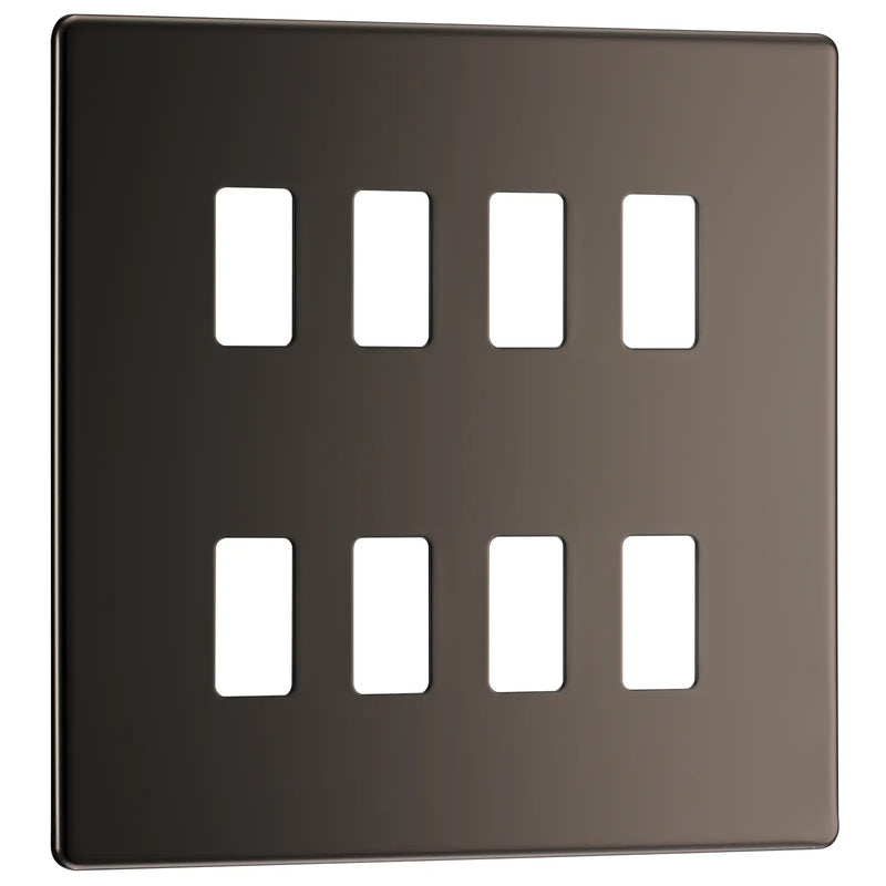 BG Electrical Grid - 8 module, square