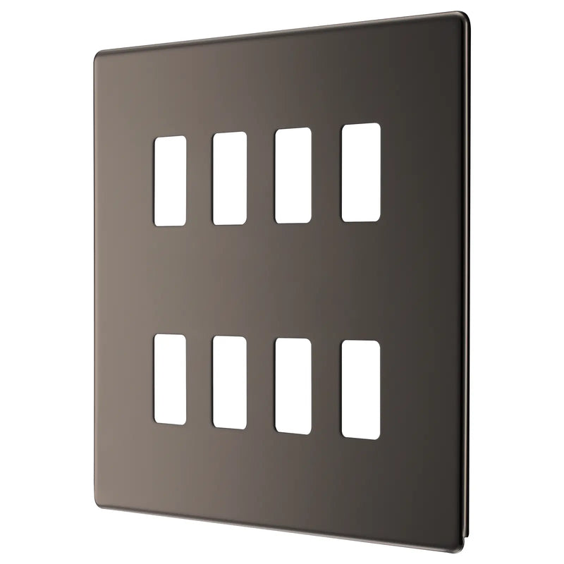 BG Electrical Grid - 8 module, square