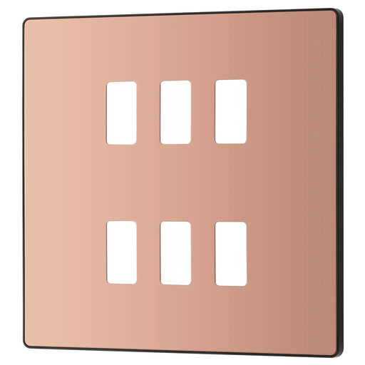 BG Electrical Grid - 6 module, square