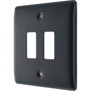 BG Electrical Grid - 2 module, square