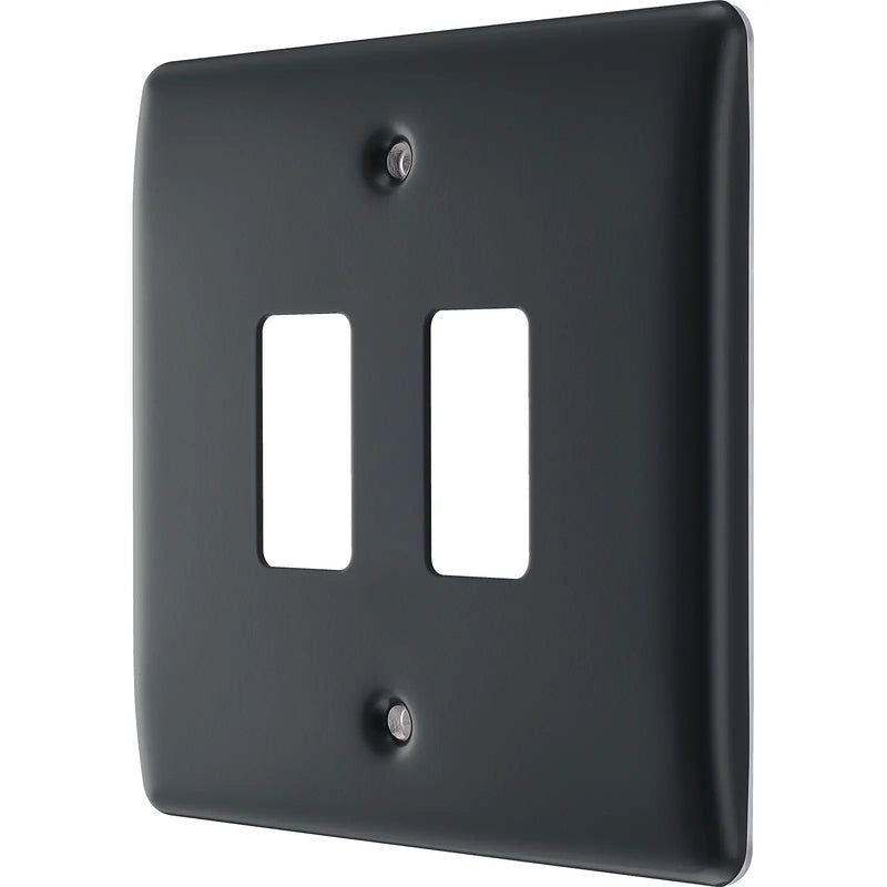 BG Electrical Grid - 2 module, square