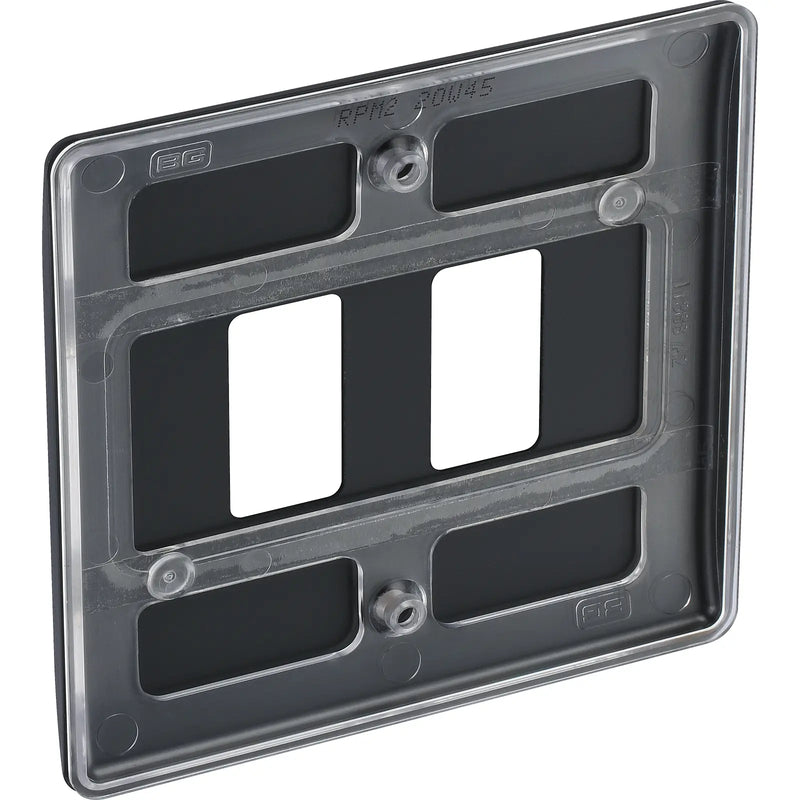 BG Electrical Grid - 2 module, square
