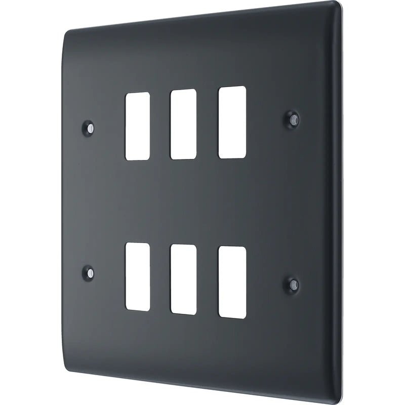 BG Electrical Grid - 6 module, square