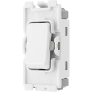 BG Electrical Grid - 2 way, single pole, centre off (EVOLVE WHITE)