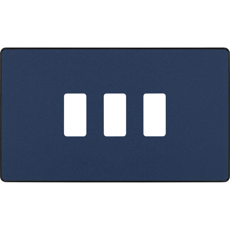 BG Electrical Grid - 3 module, rectangular