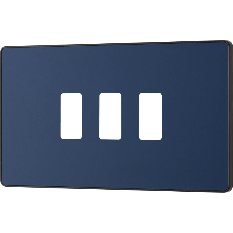 BG Electrical Grid - 3 module, rectangular