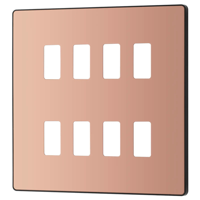 BG Electrical Grid - 8 module, square