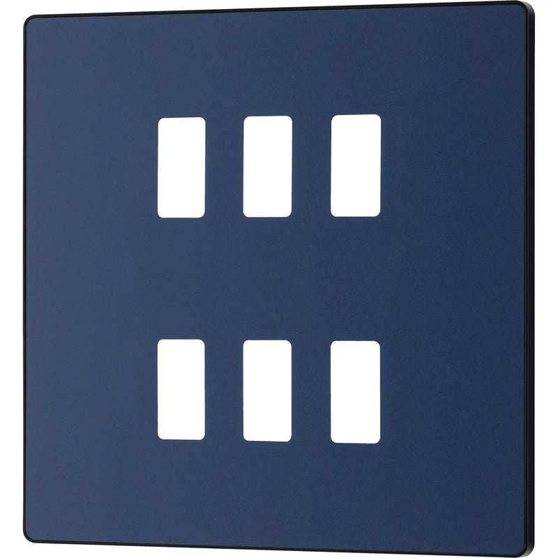 BG Electrical Grid - 6 module, square