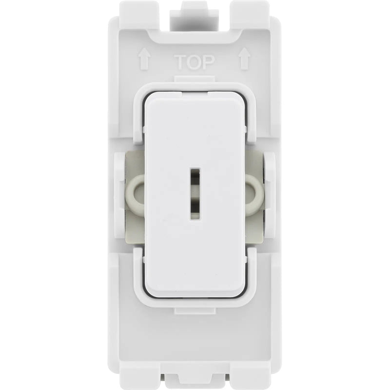 BG Electrical Grid - 2 way, single pole (EVOLVE WHITE)