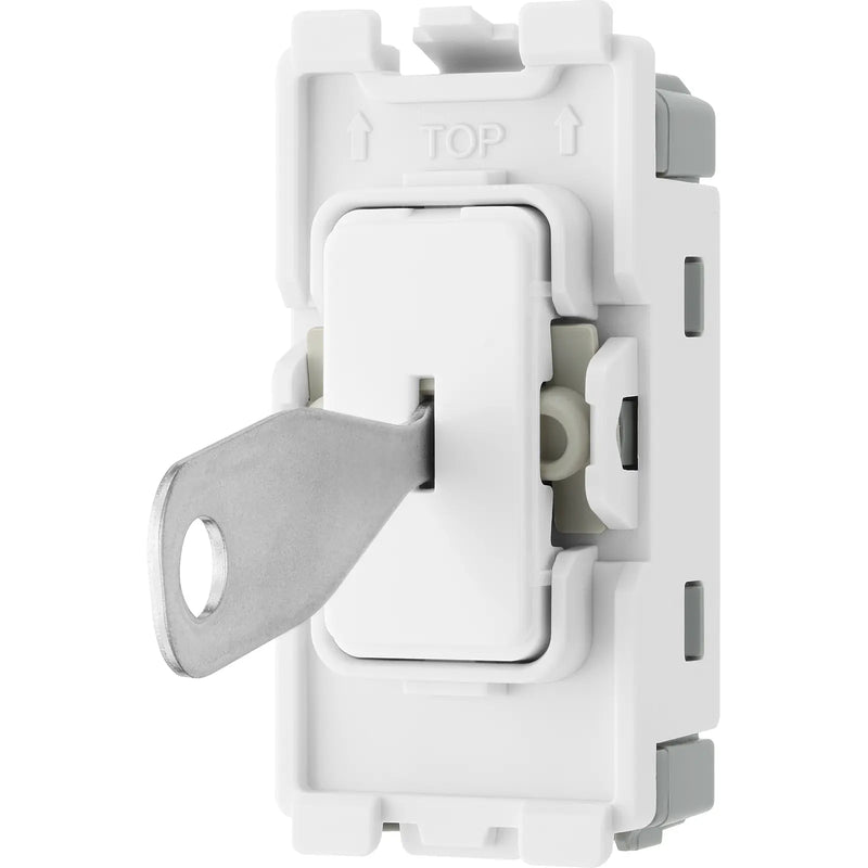 BG Electrical Grid - 2 way, single pole (EVOLVE WHITE)