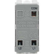 BG Electrical Grid - 2 way, single pole (EVOLVE WHITE)