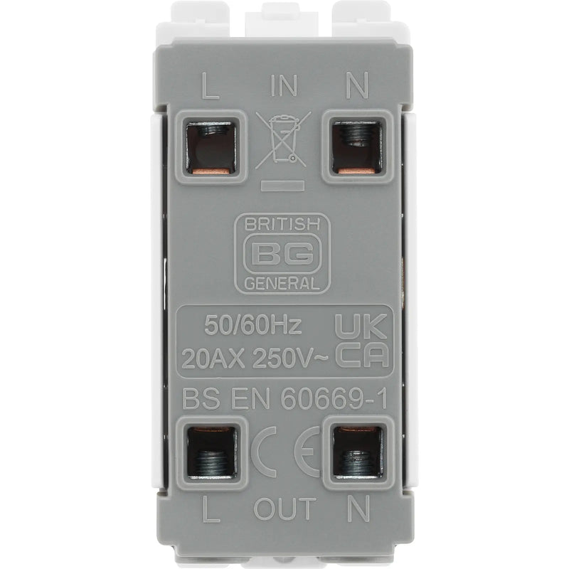 BG Electrical Grid - Double Pole (EVOLVE WHITE)