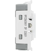BG Electrical Grid - Double Pole (EVOLVE WHITE)
