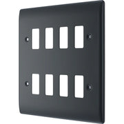 BG Electrical Grid - 8 module, square
