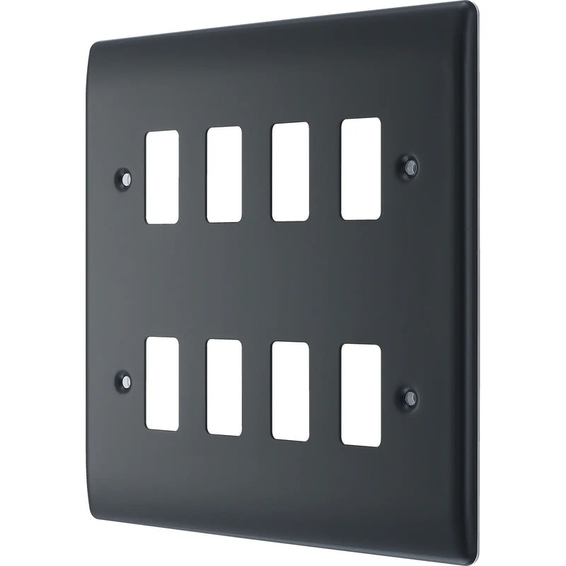 BG Electrical Grid - 8 module, square