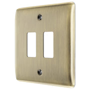 BG Electrical Grid - 2 module, square