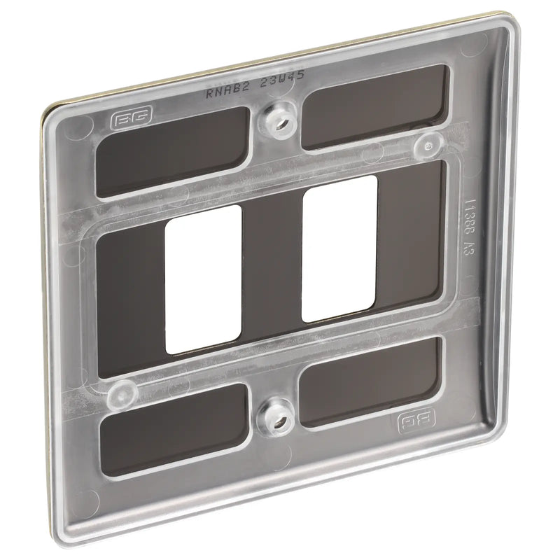 BG Electrical Grid - 2 module, square
