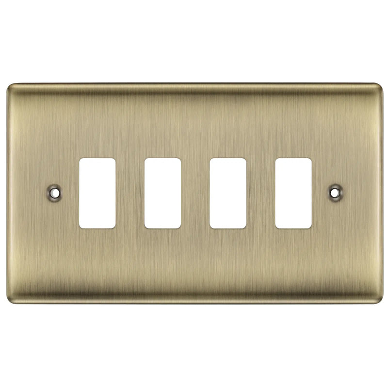 BG Electrical Grid - 4 module, rectangular