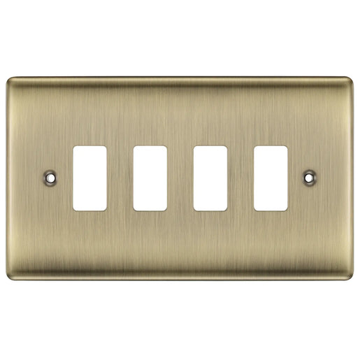 BG Electrical Grid - 4 module, rectangular