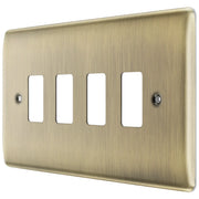 BG Electrical Grid - 4 module, rectangular