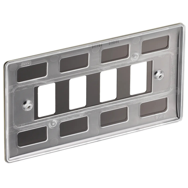 BG Electrical Grid - 4 module, rectangular
