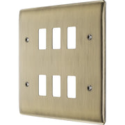 BG Electrical Grid - 6 module, square