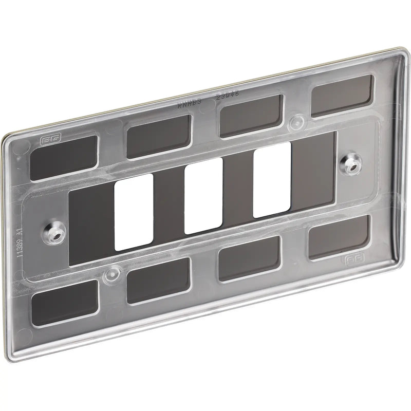 BG Electrical Grid - 3 module, rectangular