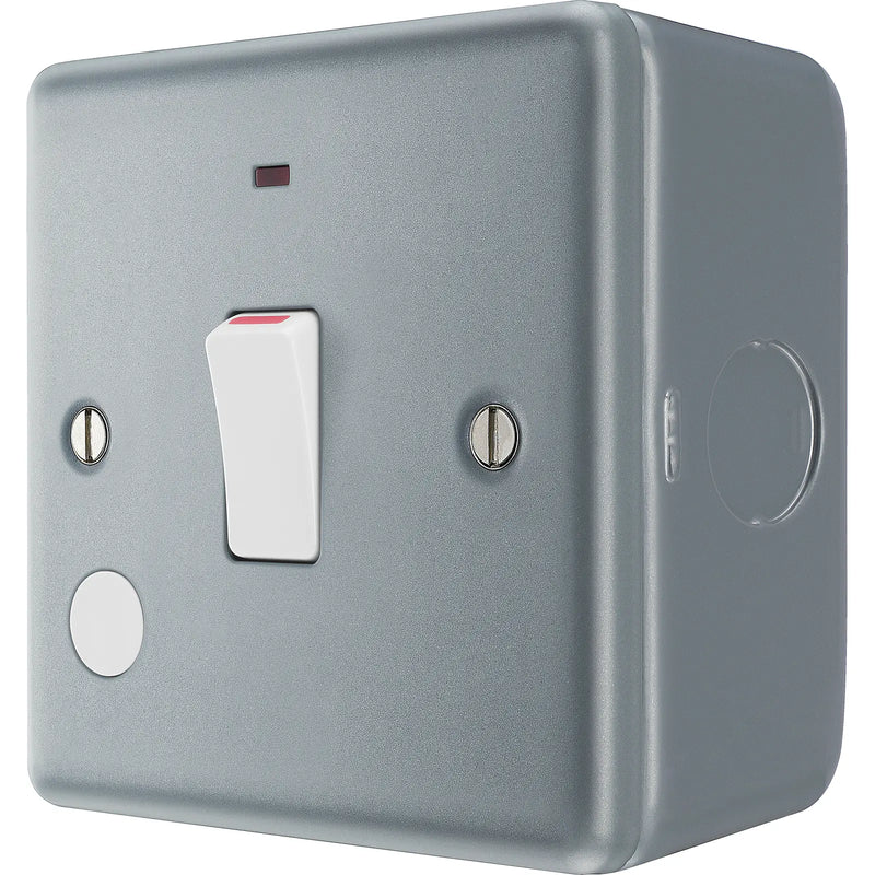 BG Electrical Metal Clad - 20A, double pole, with indicator