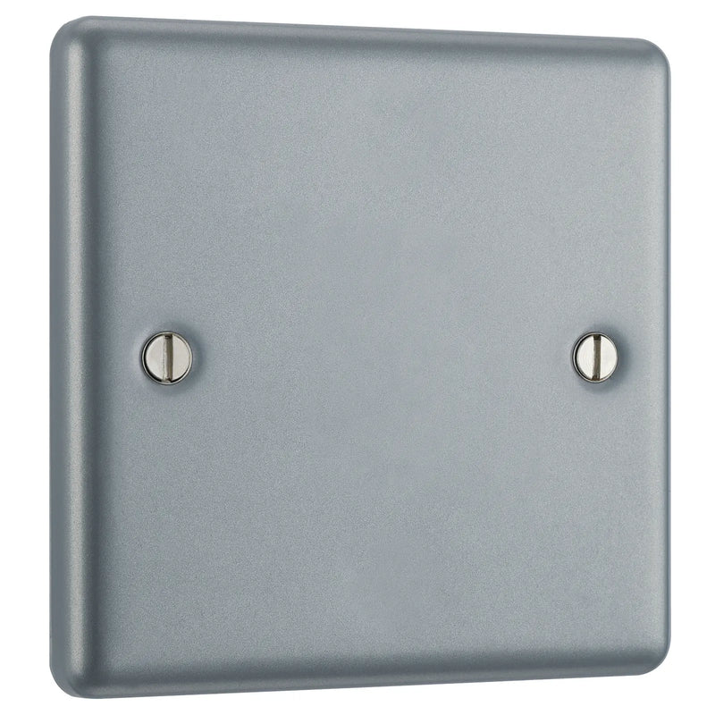 BG Electrical Metal Clad - Single, blank plate
