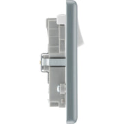 BG Electrical Metal Clad - Double switched single pole, with USB A + C (22W)