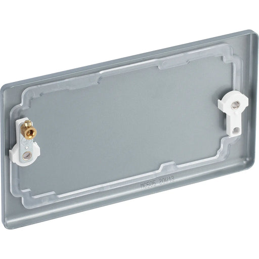 BG Electrical Metal Clad - Double, blank plate