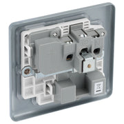 BG Electrical Metal Clad - 15A, single, switched, round pin
