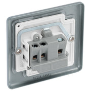 BG Electrical Metal Clad - 5A, single, unswitched, round pin