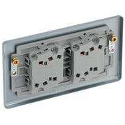 BG Electrical Metal Clad - Quadruple, 2 way switch