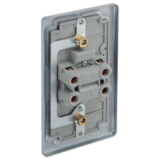BG Electrical Metal Clad - 45A, double pole, large plate, with indicator