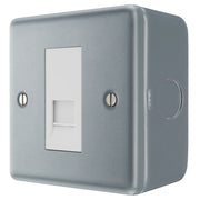 BG Electrical Metal Clad - Single, telephone socket, master