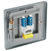 BG Electrical Metal Clad - Single, telephone socket, master