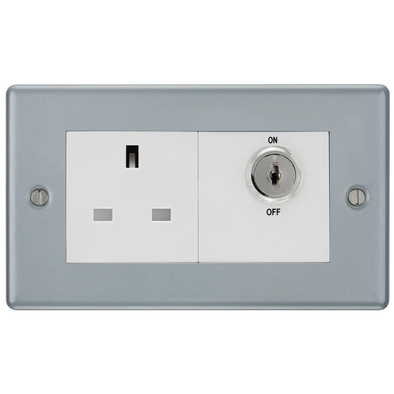 BG Electrical Metal Clad - Single, key controlled, double pole