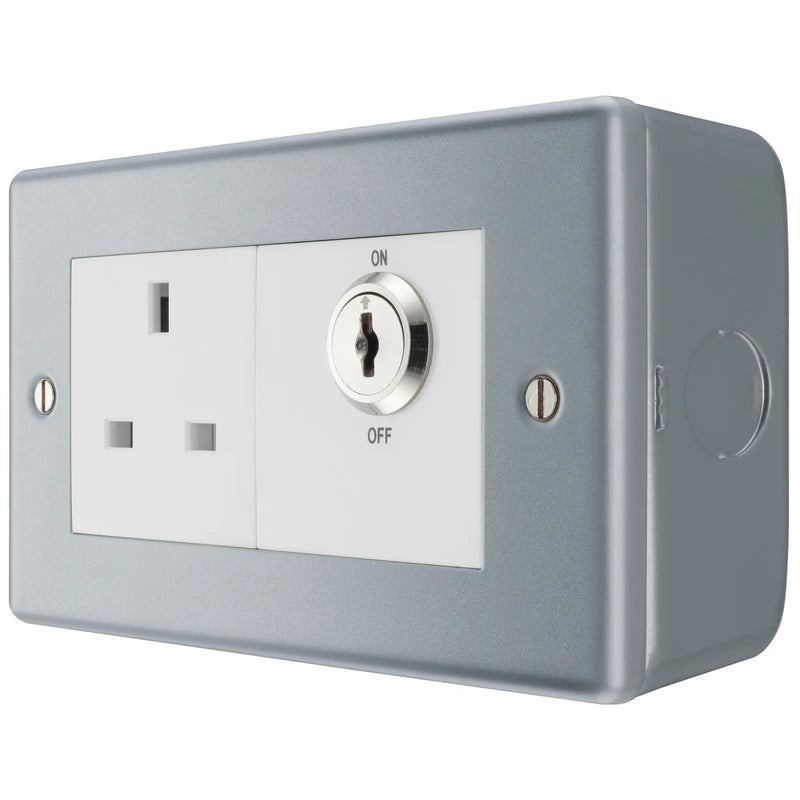 BG Electrical Metal Clad - Single, key controlled, double pole