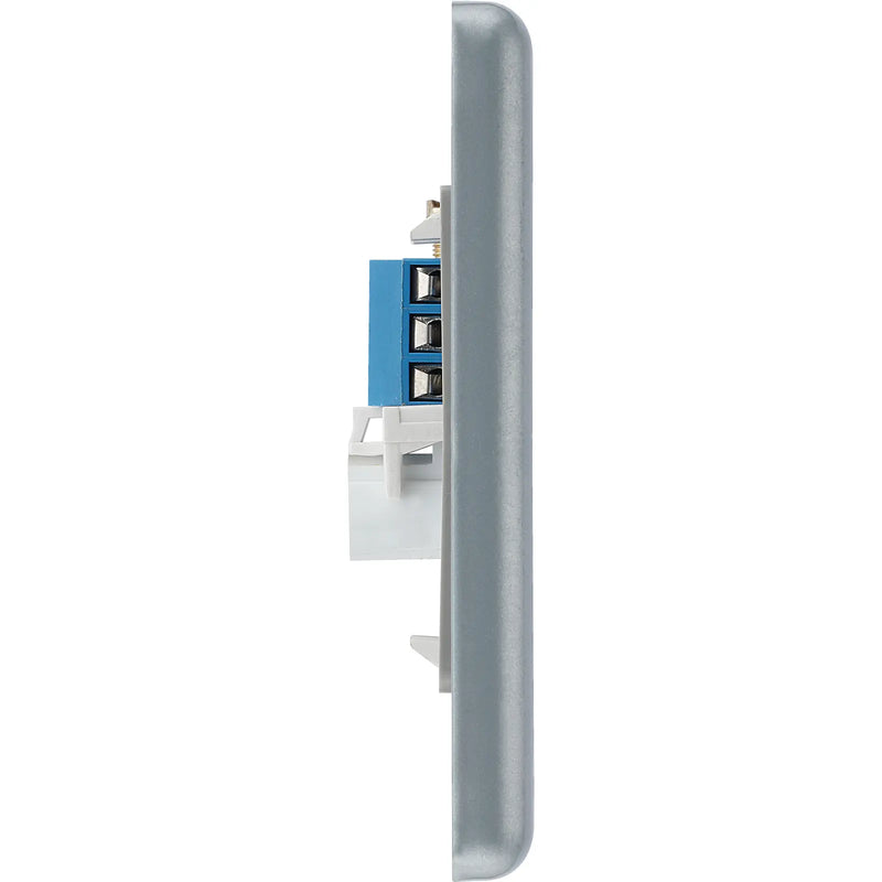 BG Electrical Metal Clad - Double, telephone socket, secondary
